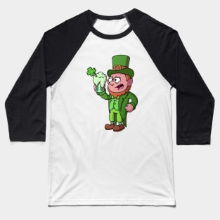 Drunk Leprechaun Baseball T-Shirt